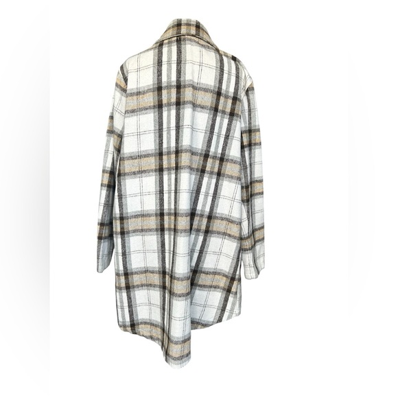 Melloday Women’s Fall Long Line Plaid Shacket Size XL - Picture 2 of 9